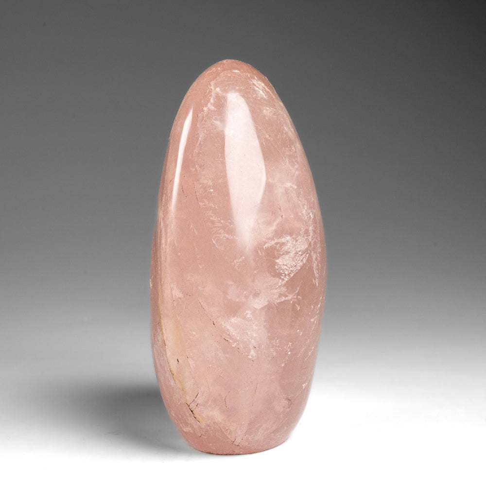 Polished Rose Quartz Freeform From Madagascar (1.1 lbs)