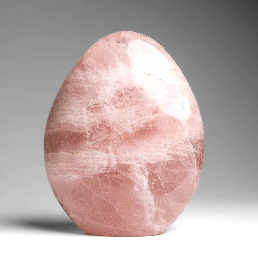 Polished Rose Quartz Freeform From Madagascar (1.85 lbs)