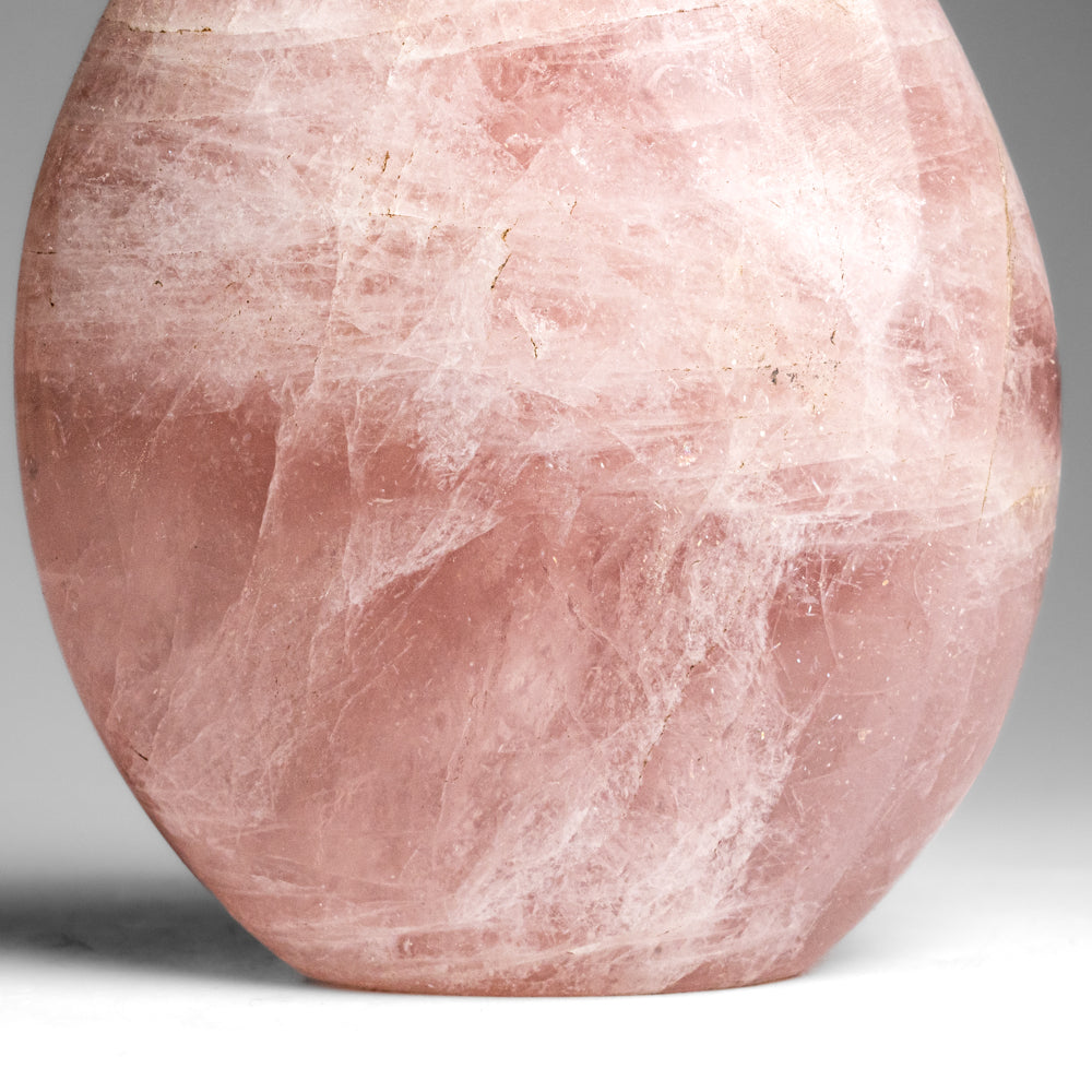 Polished Rose Quartz Freeform From Madagascar (1.85 lbs)