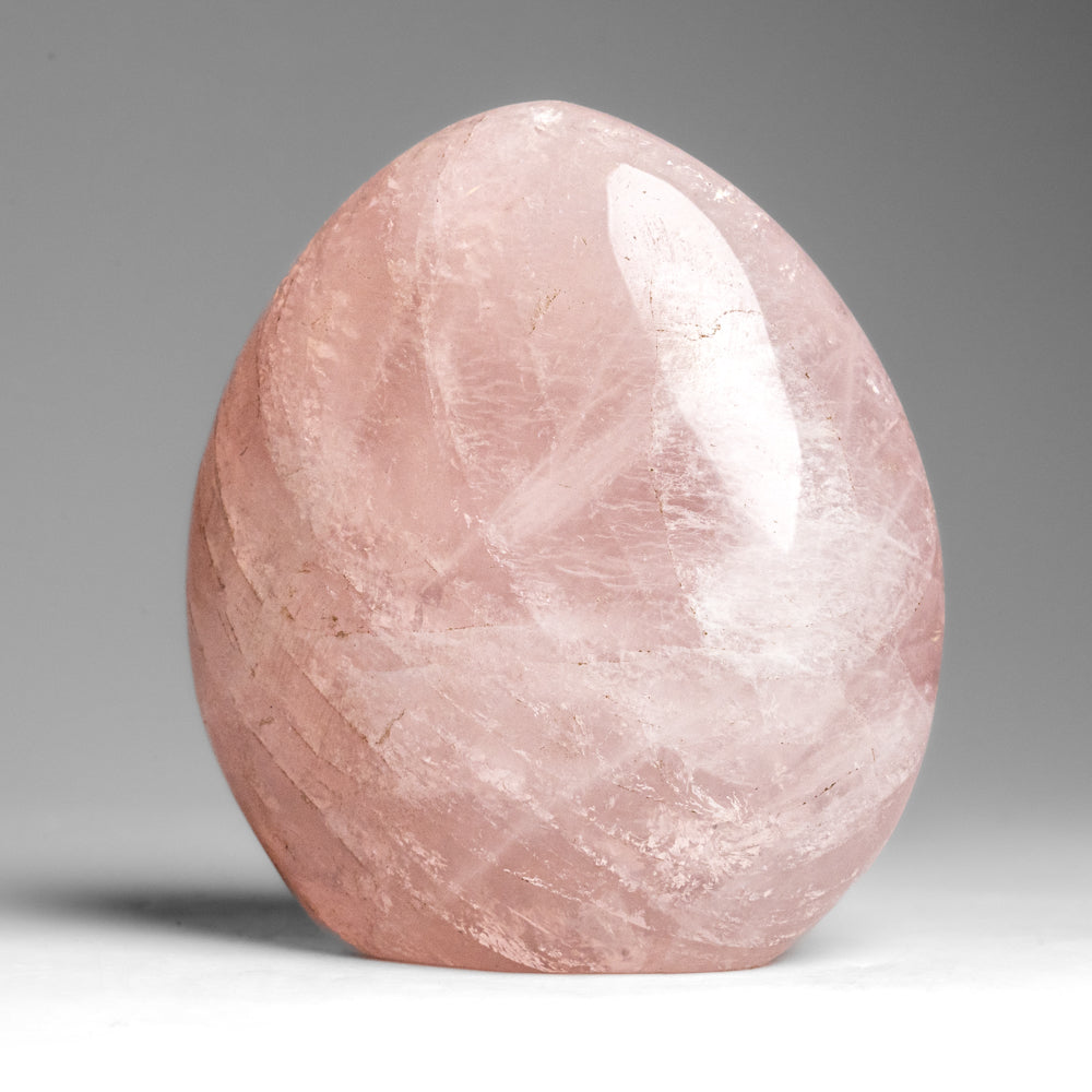 Polished Rose Quartz Freeform From Madagascar (1.3 lbs)