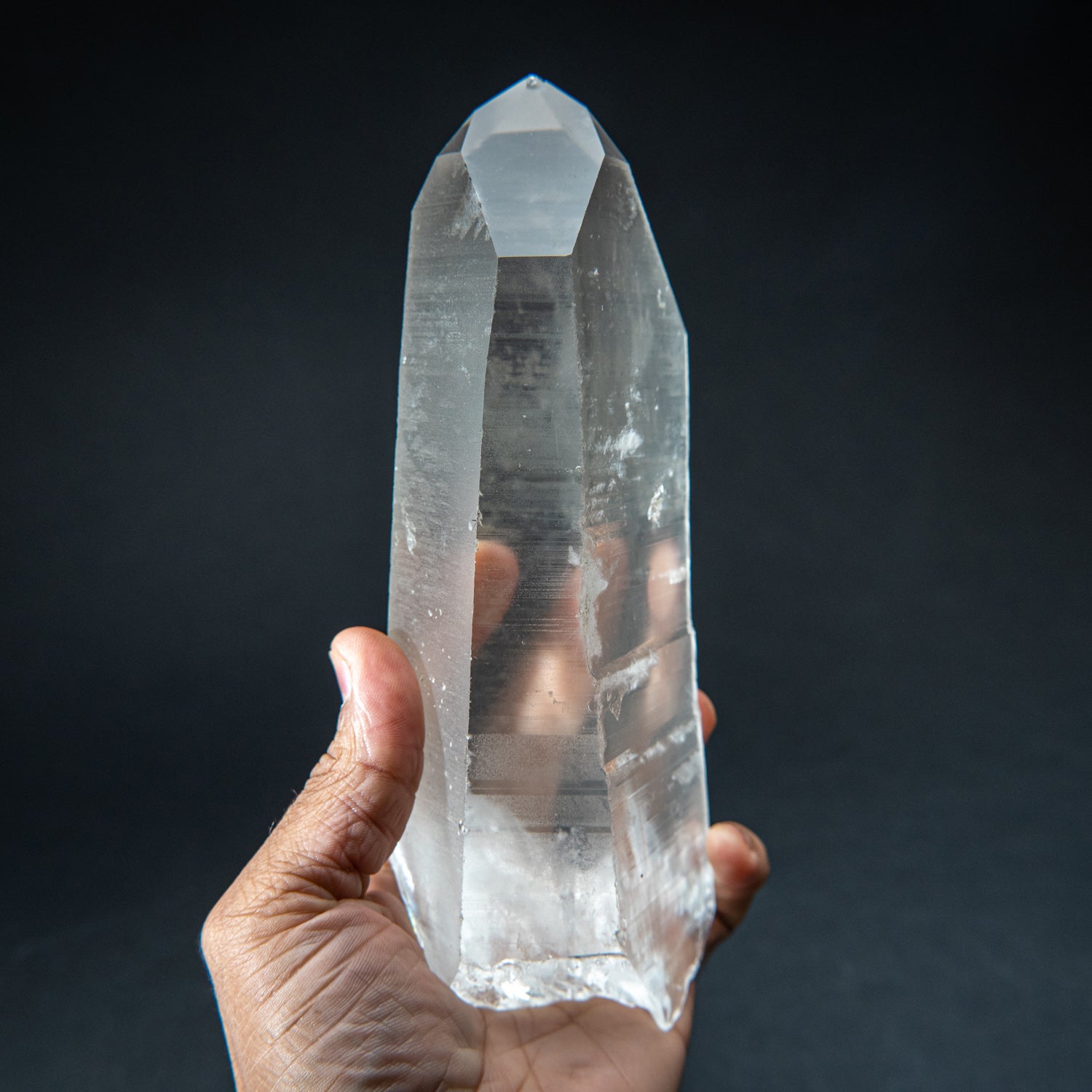 Natural Lemurian Quartz Crystal from Brazil (2.75 lbs)