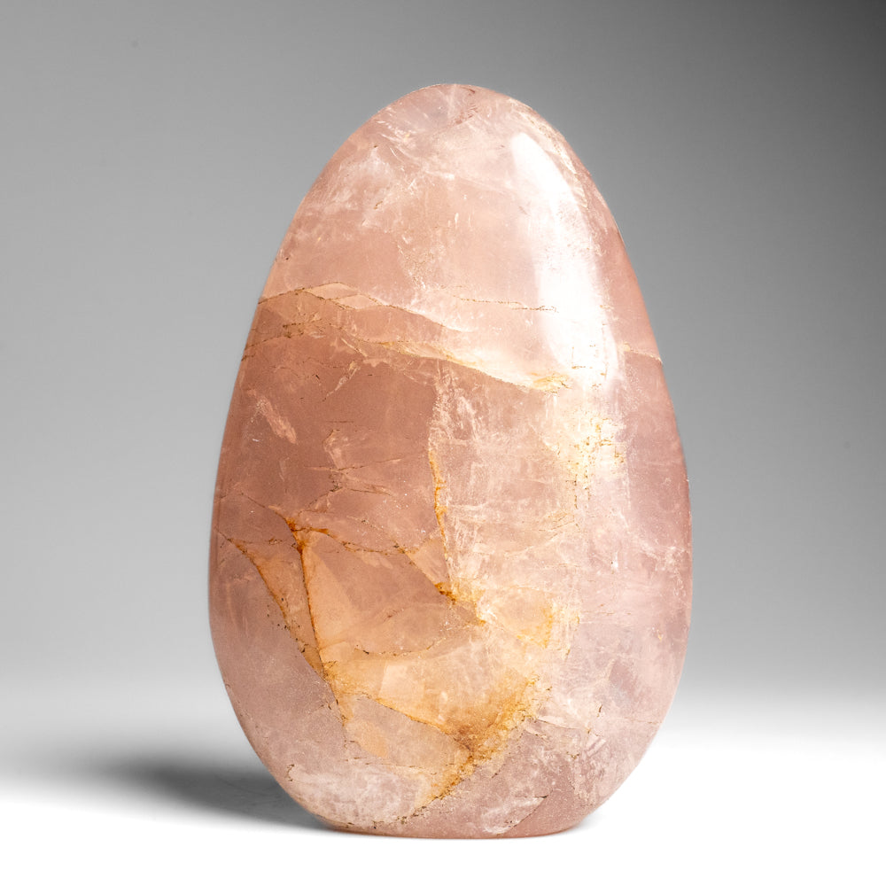 Polished Rose Quartz Freeform From Madagascar (1.95 lbs)