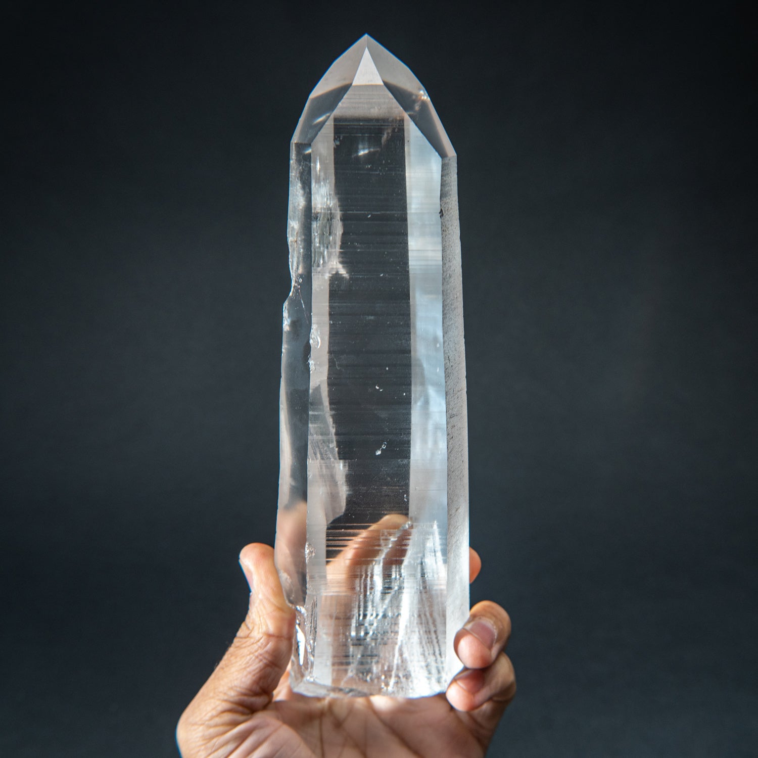 Genuine Lemurian Quartz Crystal from Brazil (2.6 lbs)