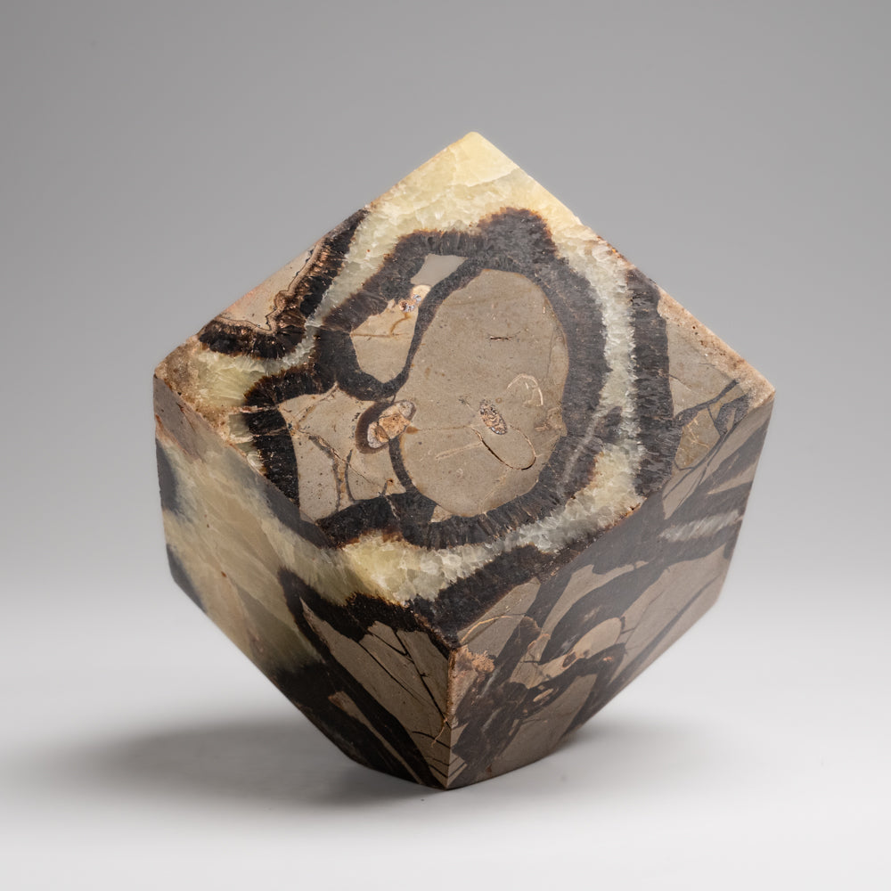 Polished Septarian Cube from Madagascar (1.7 lbs)