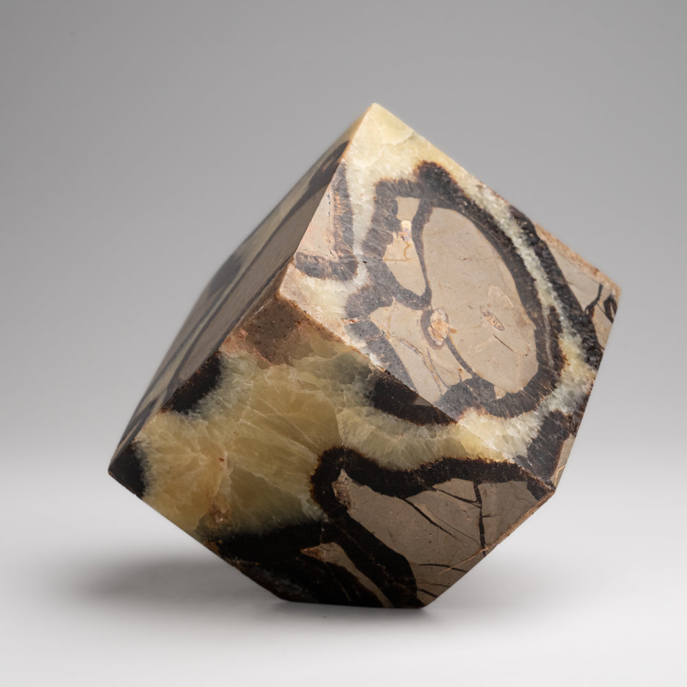 Polished Septarian Cube from Madagascar (1.7 lbs)