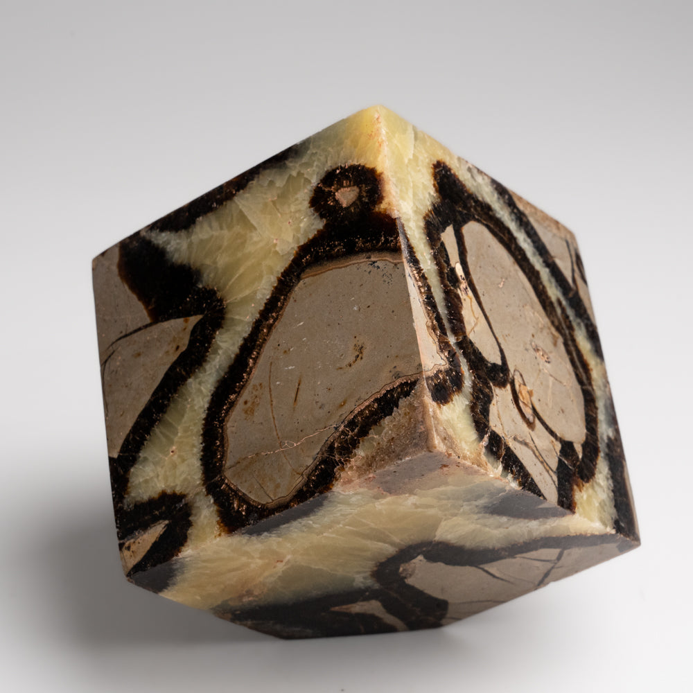 Polished Septarian Cube from Madagascar (1.7 lbs)