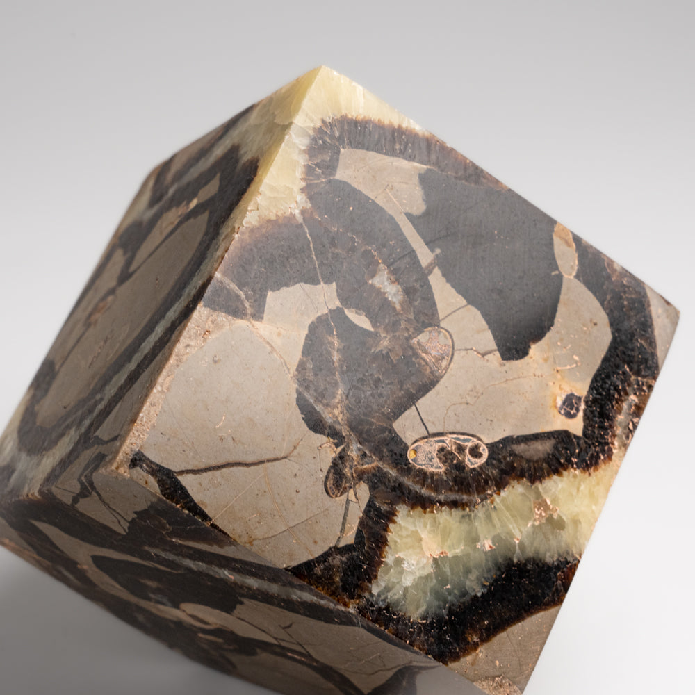 Polished Septarian Cube from Madagascar (1.7 lbs)