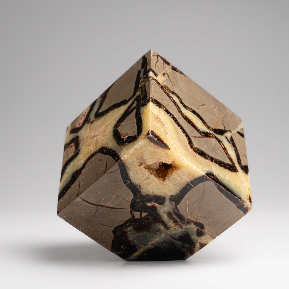 Polished Septarian Cube from Madagascar (2.3 lbs)