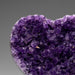 Genuine Amethyst Crystal Cluster Heart from Uruguay (184.1 grams) - Astro Gallery of Gems