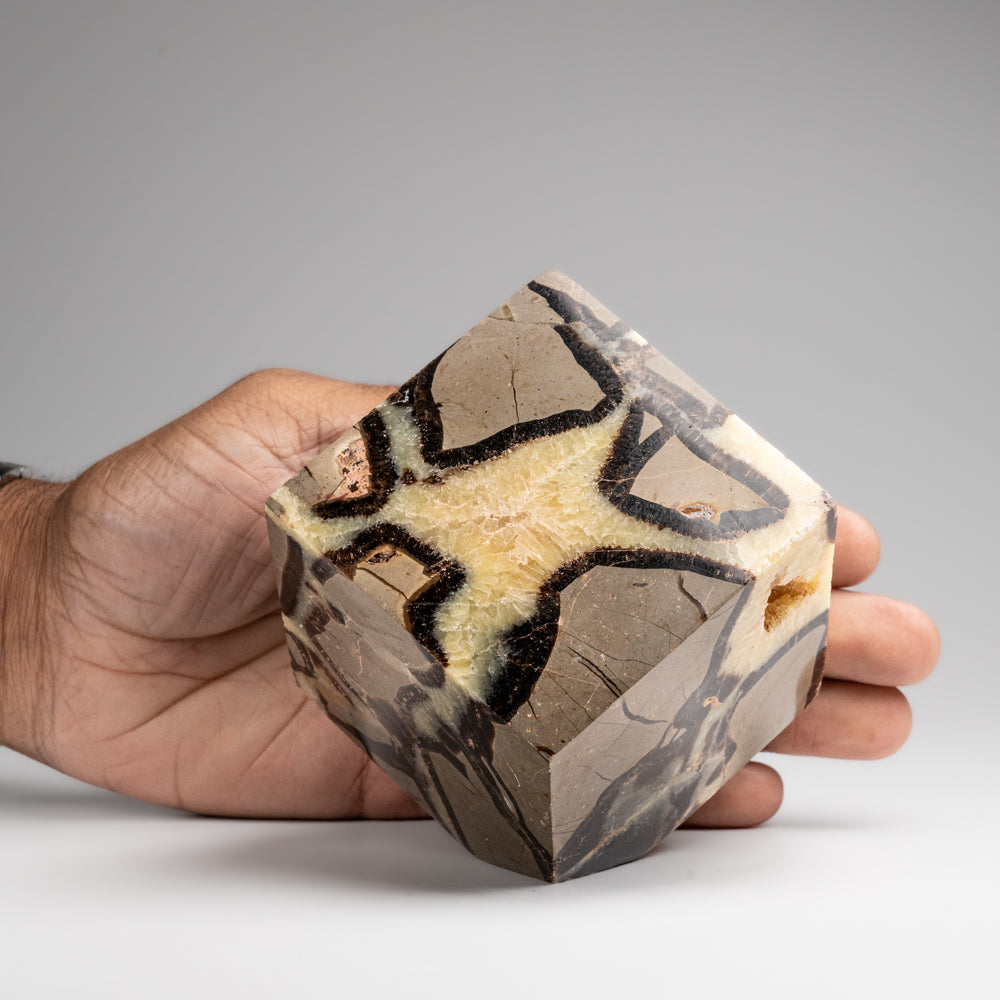 Polished Septarian Cube from Madagascar (2.3 lbs)