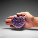 Genuine Amethyst Crystal Cluster Heart from Uruguay (242.5 grams) - Astro Gallery of Gems