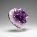 Genuine Amethyst Crystal Cluster Heart from Uruguay (337.3 grams) - Astro Gallery of Gems