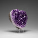 Genuine Amethyst Crystal Cluster Heart from Uruguay (237.5 grams) - Astro Gallery of Gems