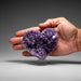Genuine Amethyst Crystal Cluster Heart from Uruguay (342.1 grams) - Astro Gallery of Gems