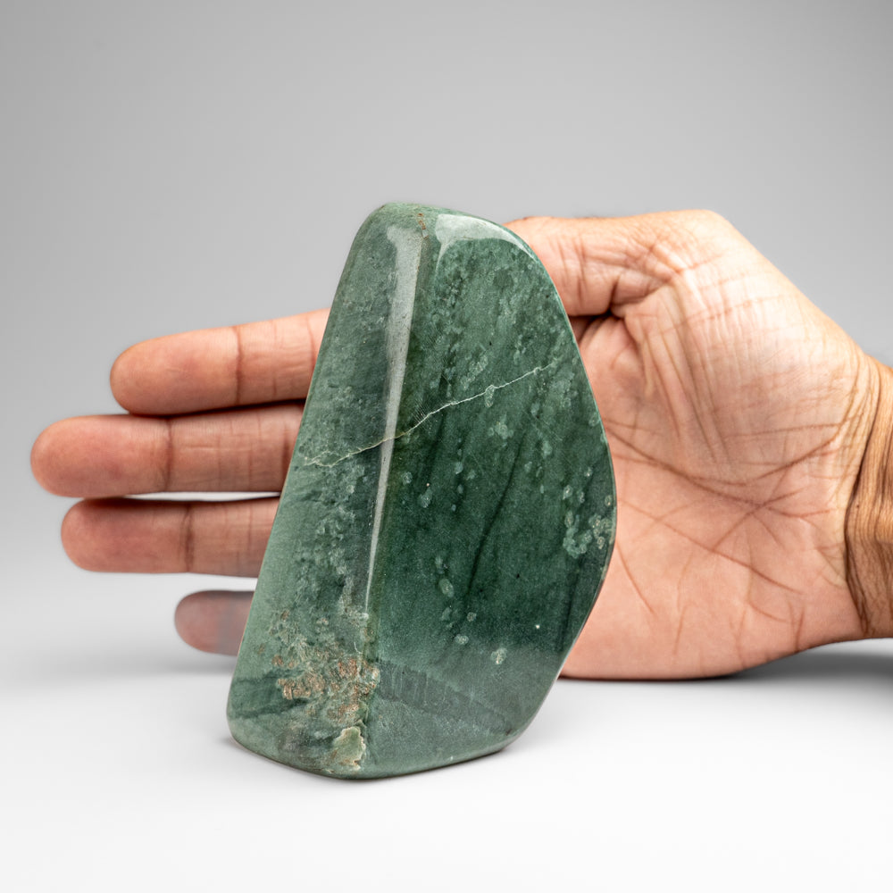 Polished Nephrite Jade Freeform from Pakistan (1.4 lbs)