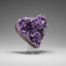 Genuine Amethyst Crystal Cluster Heart from Uruguay (251 grams) - Astro Gallery of Gems