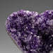 Genuine Amethyst Crystal Cluster Heart from Uruguay (251 grams) - Astro Gallery of Gems