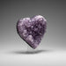 Genuine Amethyst Crystal Cluster Heart from Uruguay (366.9 grams) - Astro Gallery of Gems