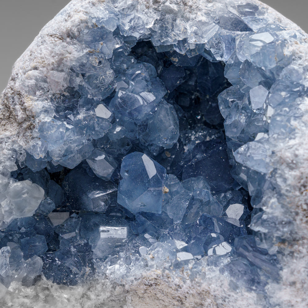 Blue Celestite Cluster From Sankoany, Ketsepy Mahajanga, Madagascar (15 lbs)