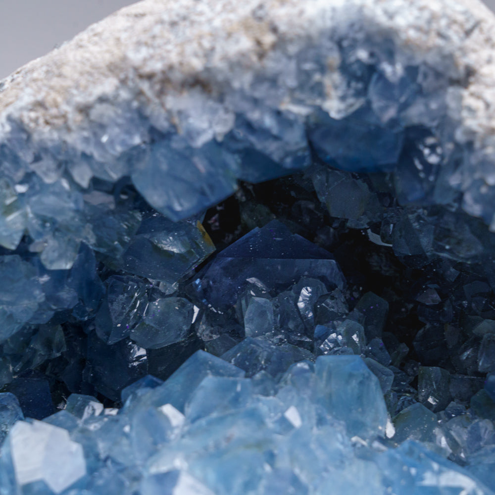 Blue Celestite Cluster From Sankoany, Ketsepy Mahajanga, Madagascar (12 lbs)