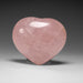 Genuine Polished Rose Quartz Heart from Brazil (339.5 grams) - Astro Gallery of Gems