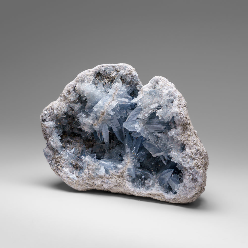 Blue Celestite Cluster From Sankoany, Ketsepy Mahajanga, Madagascar (15 lbs)