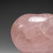 Genuine Polished Rose Quartz Heart from Brazil (339.5 grams) - Astro Gallery of Gems