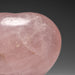 Genuine Polished Rose Quartz Heart from Brazil (339.5 grams) - Astro Gallery of Gems