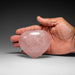 Genuine Polished Rose Quartz Heart from Brazil (339.5 grams) - Astro Gallery of Gems