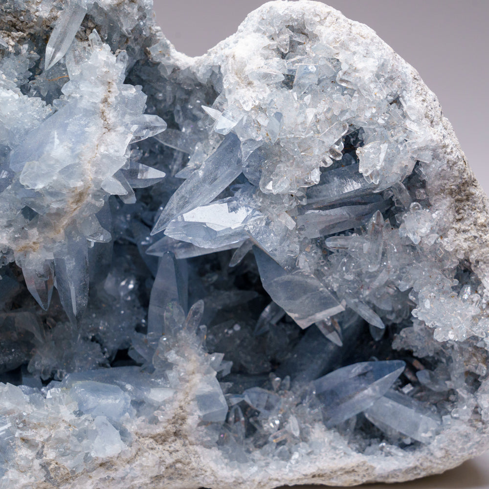 Blue Celestite Cluster From Sankoany, Ketsepy Mahajanga, Madagascar (15 lbs)