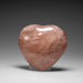Genuine Polished Rose Quartz Heart from Brazil (365.1 grams) - Astro Gallery of Gems