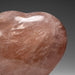 Genuine Polished Rose Quartz Heart from Brazil (365.1 grams) - Astro Gallery of Gems