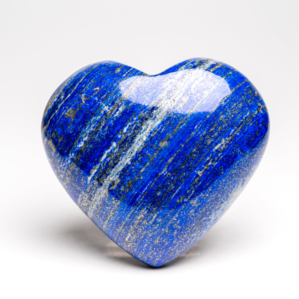 Genuine Polished Lapis Lazuli Heart (1.5 lbs)