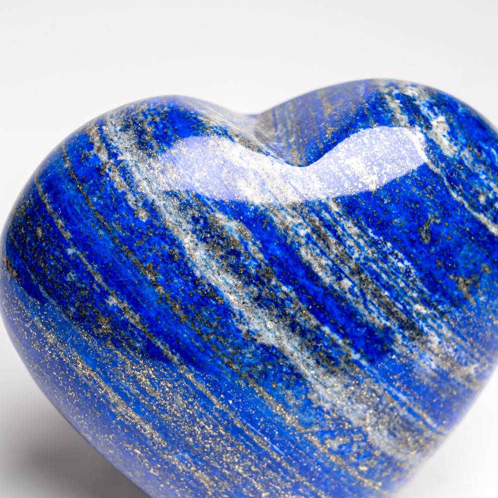 Genuine Polished Lapis Lazuli Heart (1.5 lbs)