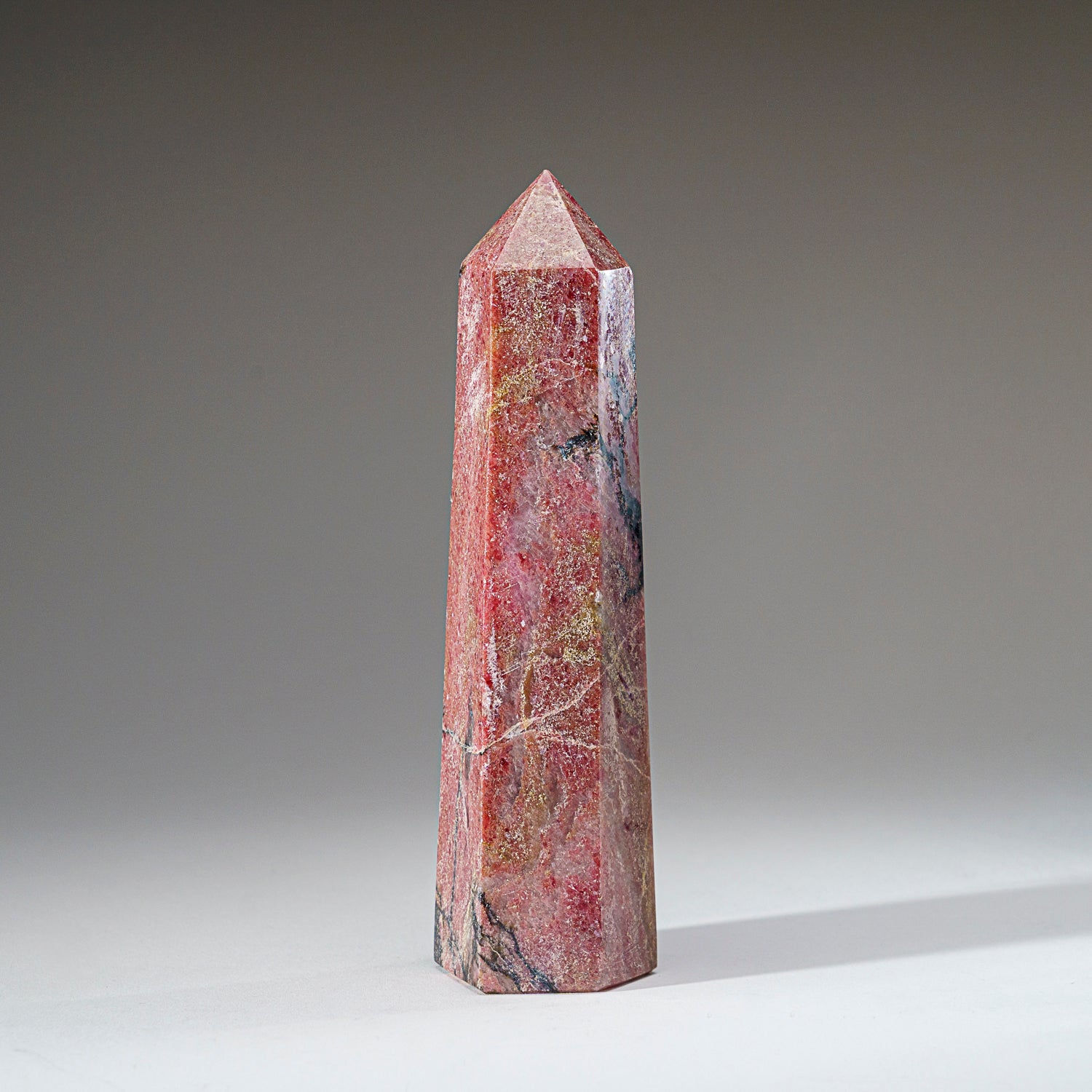 Genuine Polished Imperial Rhodonite Point (2.1 lbs)