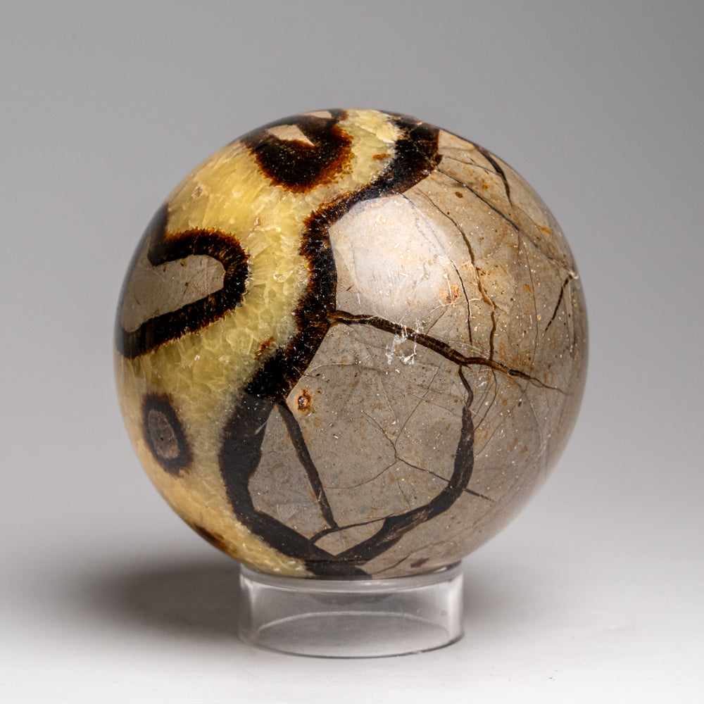 Genuine Polished Septarian Sphere from Madagascar (2.5 lbs)