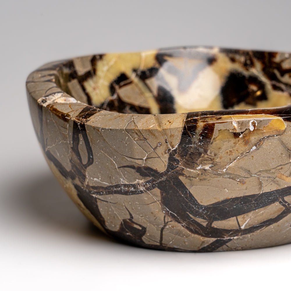 Genuine Polished Septarian Bowl from Madagascar (5.5 lbs)