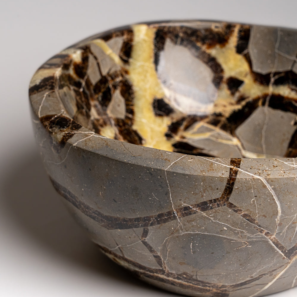 Genuine Polished Septarian Bowl from Madagascar (5 lbs)