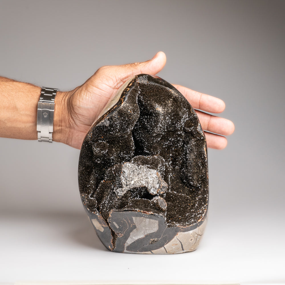 Septarian Druzy Geode Freeform from Madagascar (6.9 lbs)