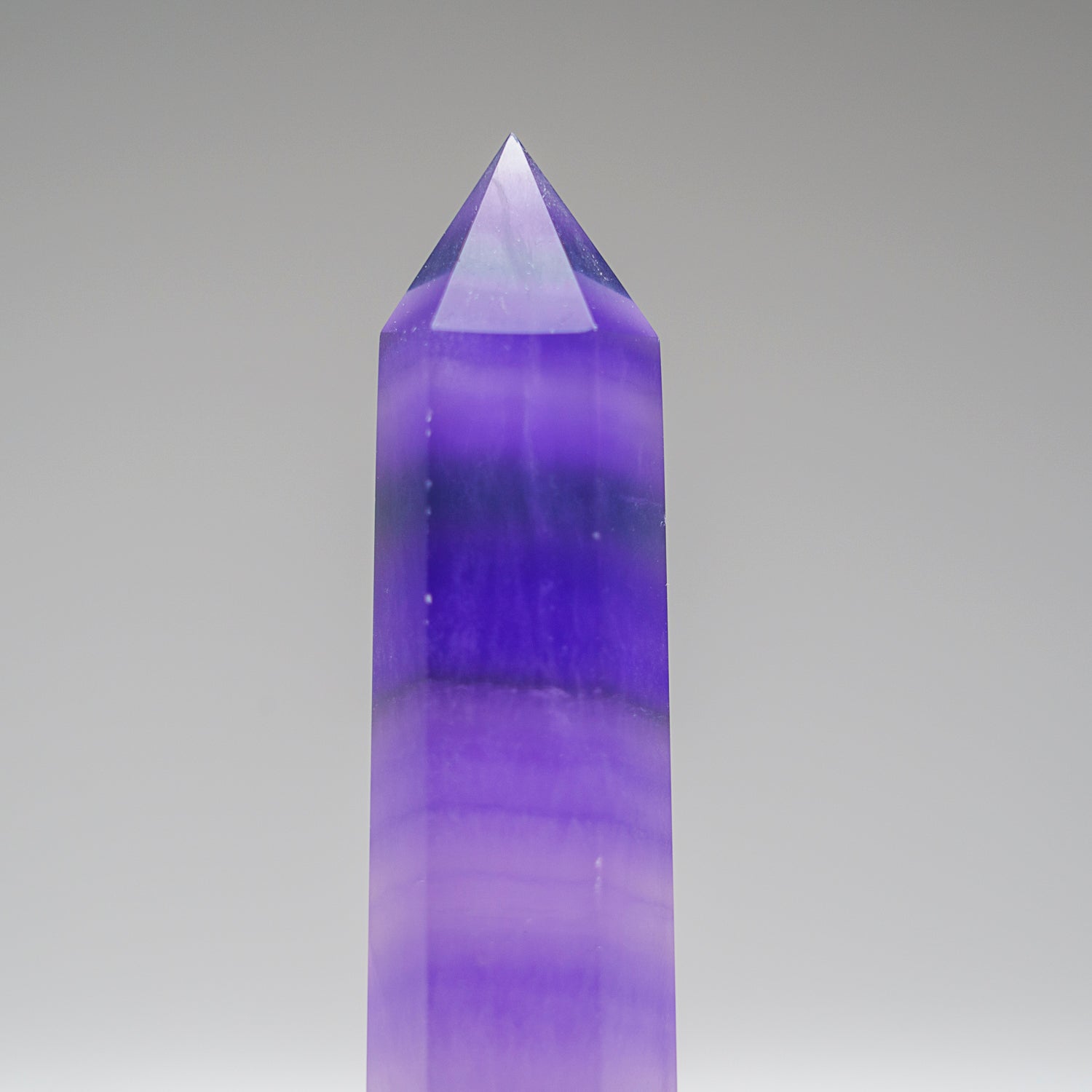 Genuine Polished Purple Fluorite Point from China (102 grams)