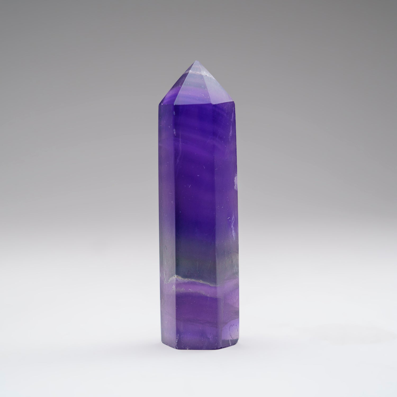 Genuine Polished Purple Fluorite Point from Chino (99 grams)