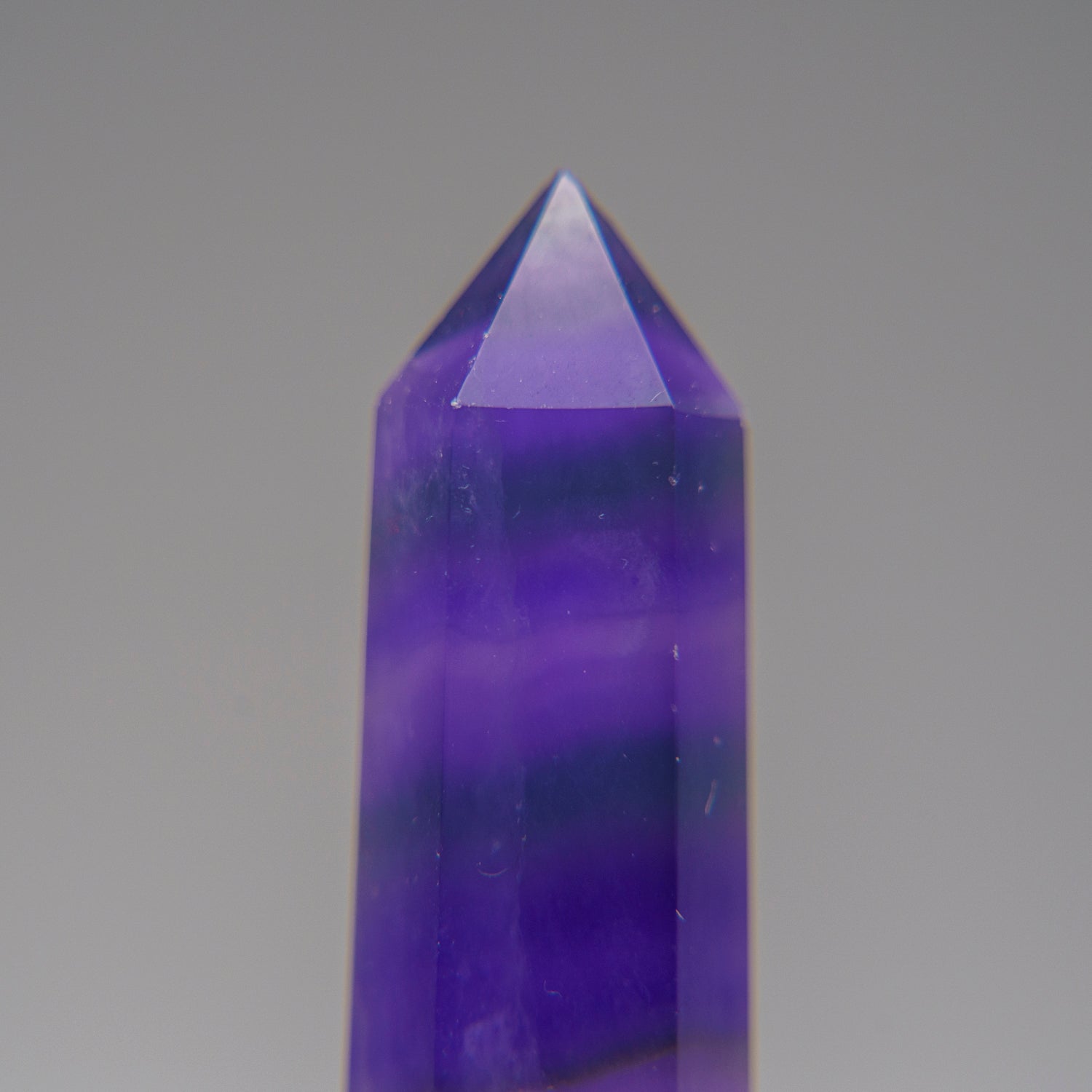 Genuine Polished Purple Fluorite Point from China (93 grams)