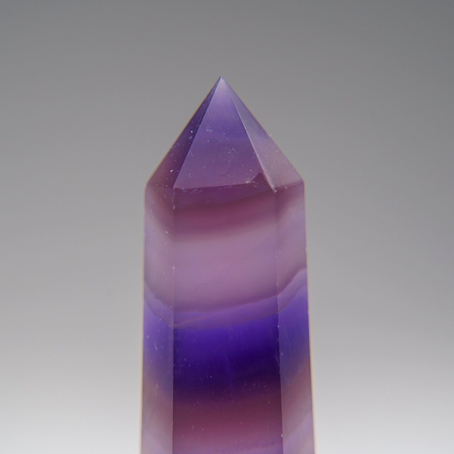 Genuine Polished Purple Fluorite Point from China (96 grams)
