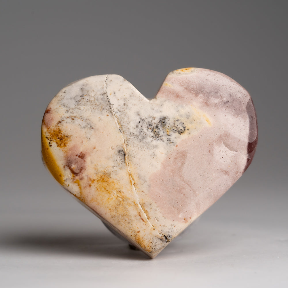 Genuine Polished Mookaite Heart from Brazil (82.9 grams)