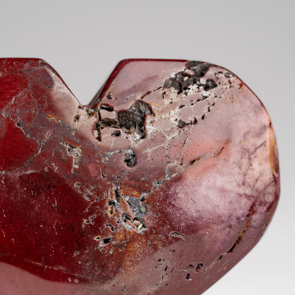 Genuine Polished Mookaite Heart from Brazil (72.8 grams)