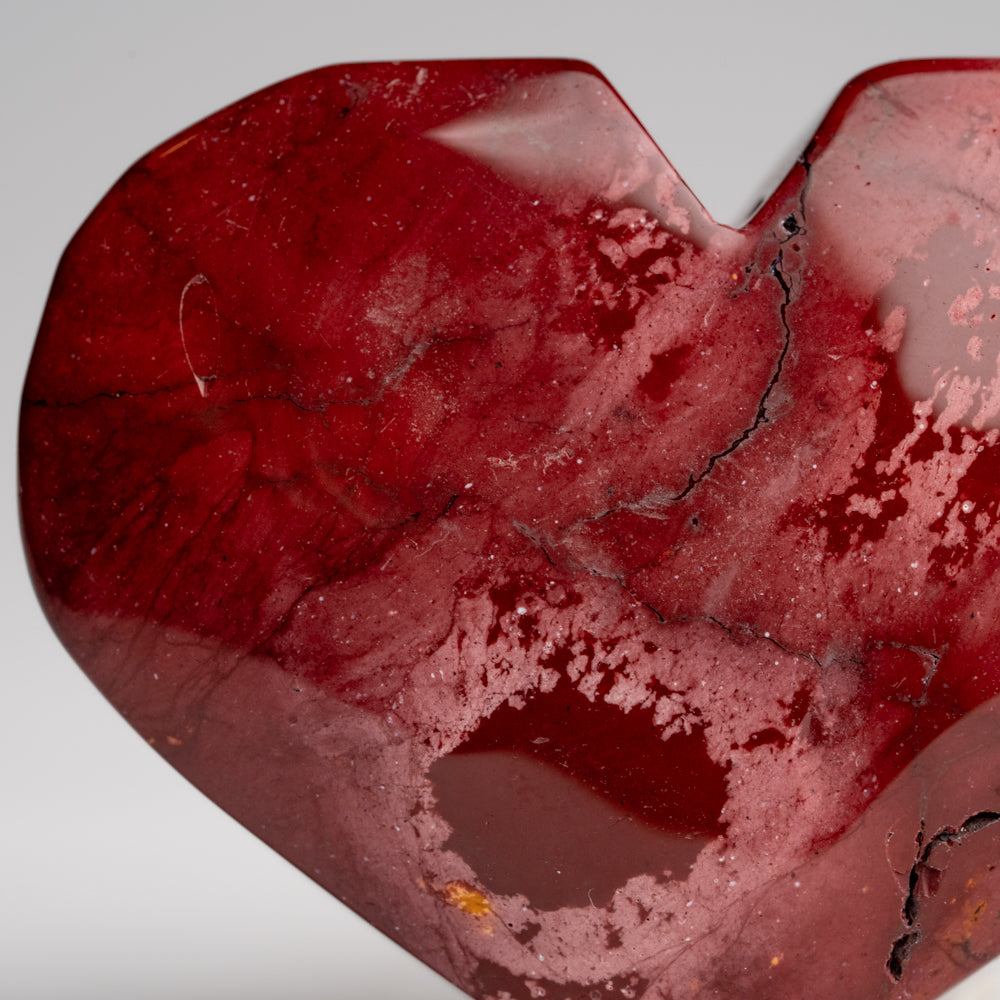 Genuine Polished Mookaite Heart from Brazil (72.8 grams)