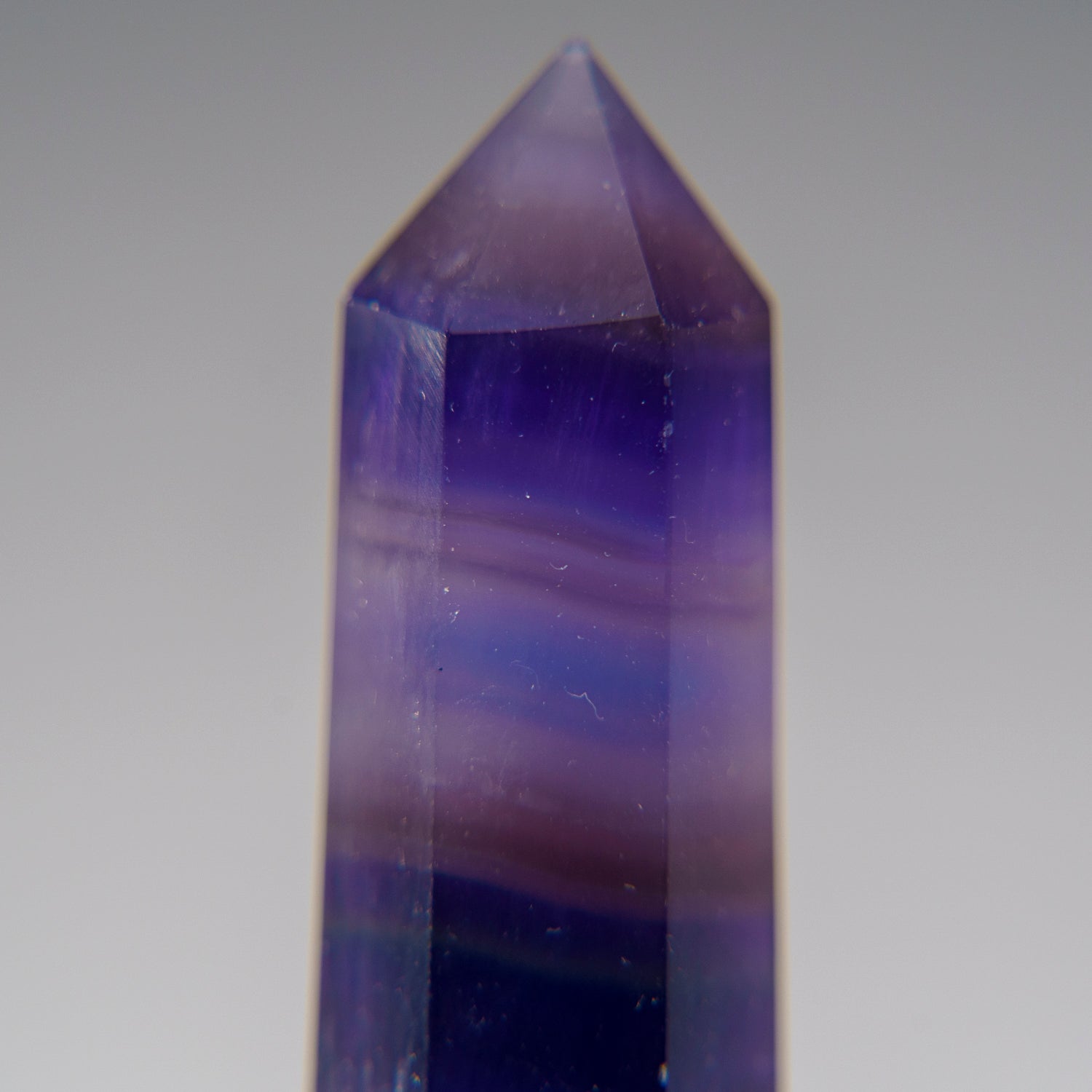 Genuine Polished Purple Fluorite Point from China (99 grams)