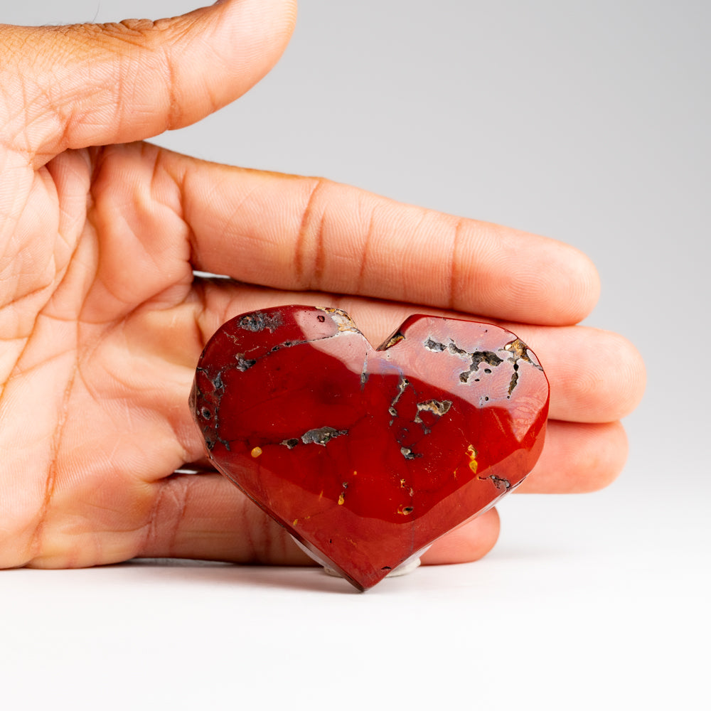 Genuine Polished Mookaite Heart from Brazil (104grams)