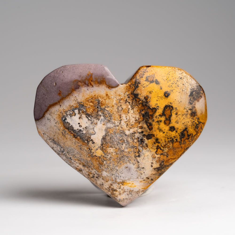 Genuine Polished Mookaite Heart from Brazil (96.8 grams)