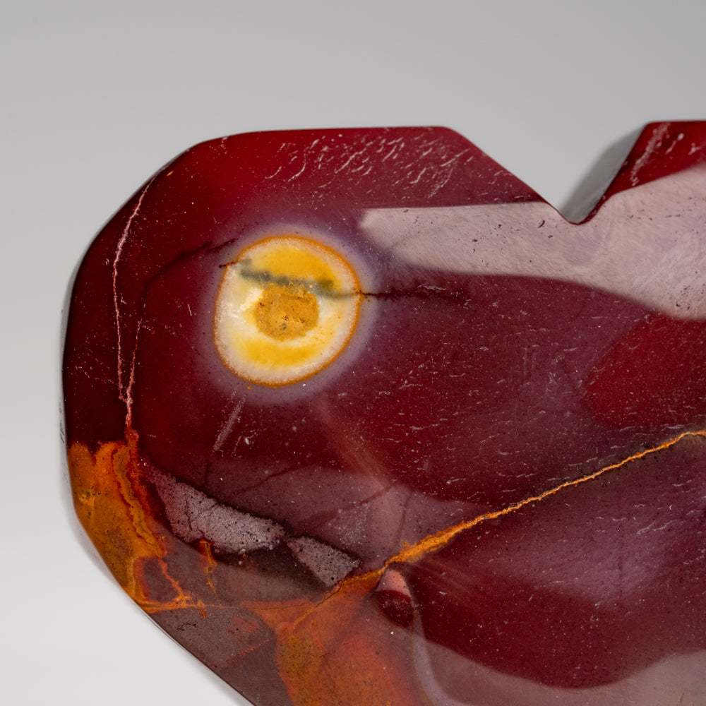 Genuine Polished Mookaite Heart from Brazil (115 grams)